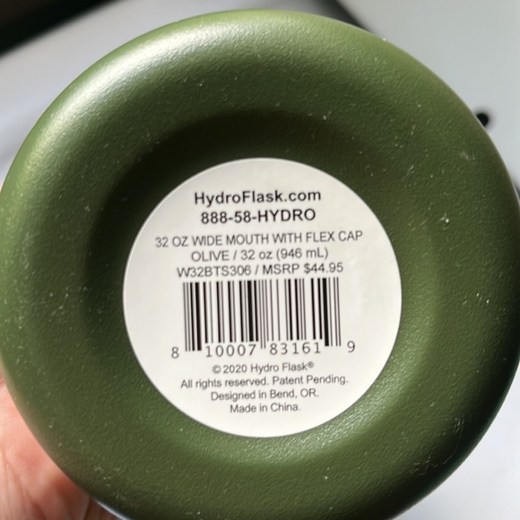 NWT Hydro Flask 32 oz Wide Mouth in Olive - Picture 8 of 8